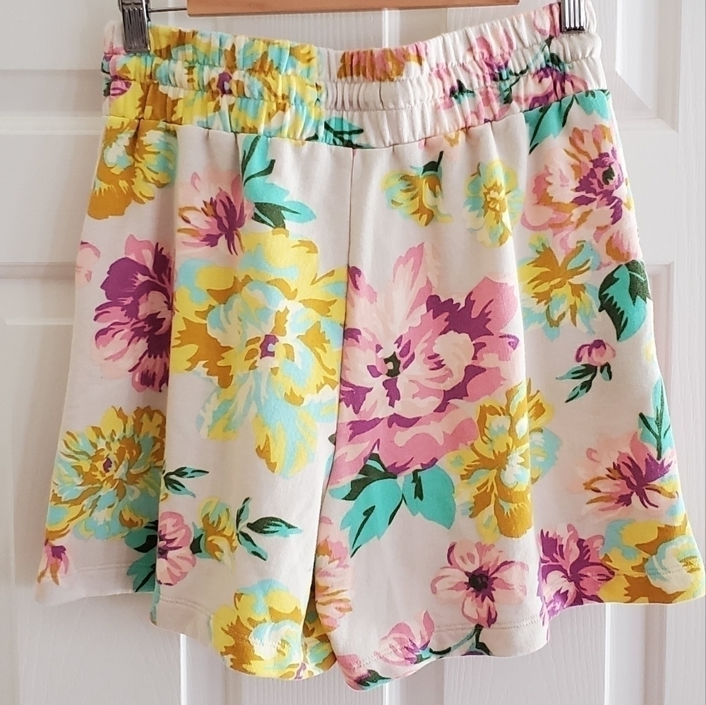 Who What Wear Womens Floral Knit Shorts Size S - Picture 2 of 3